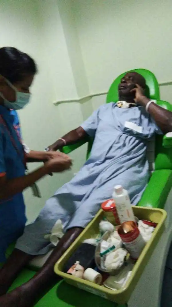 Nigerian Veteran Coach Undergoes Successful Cancer Surgery In India. Photos